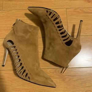 Tamara Mellon suede Dom booties size 35